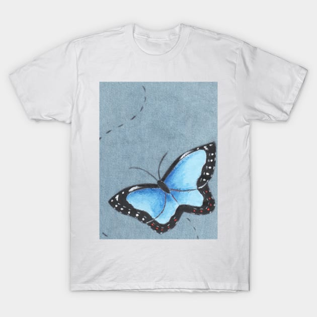 Sapphire Wings T-Shirt by KristenOKeefeArt